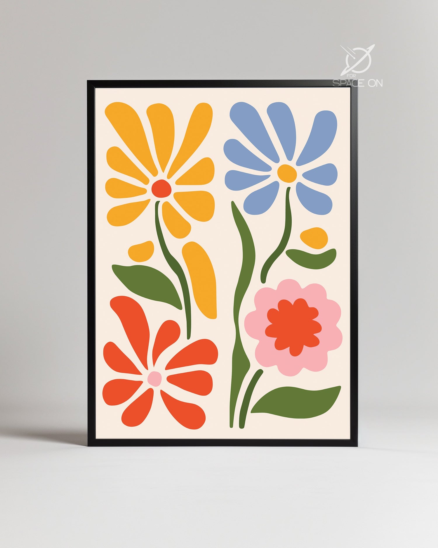 Vibrant Flora Poster Tablosu