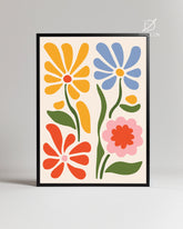 Vibrant Flora Poster Tablosu