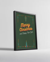 Victorian Christmas Pine Poster Tablosu