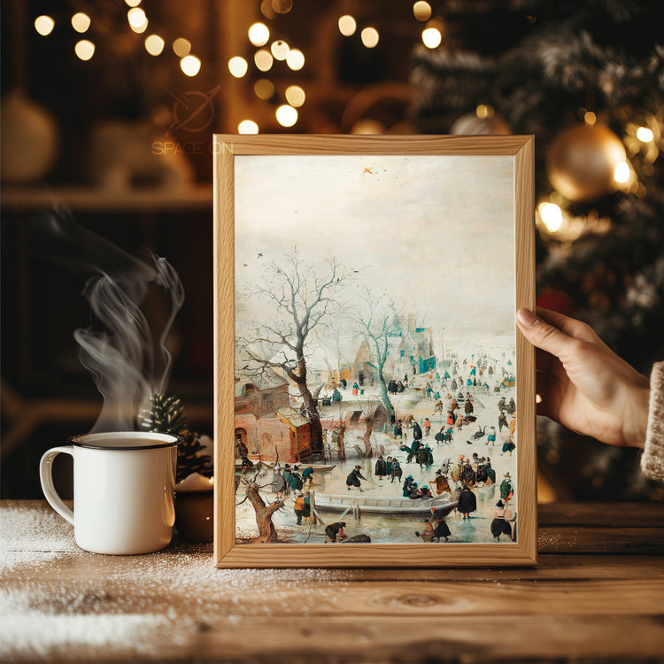 Vintage Christmas Ornaments Poster Tablosu