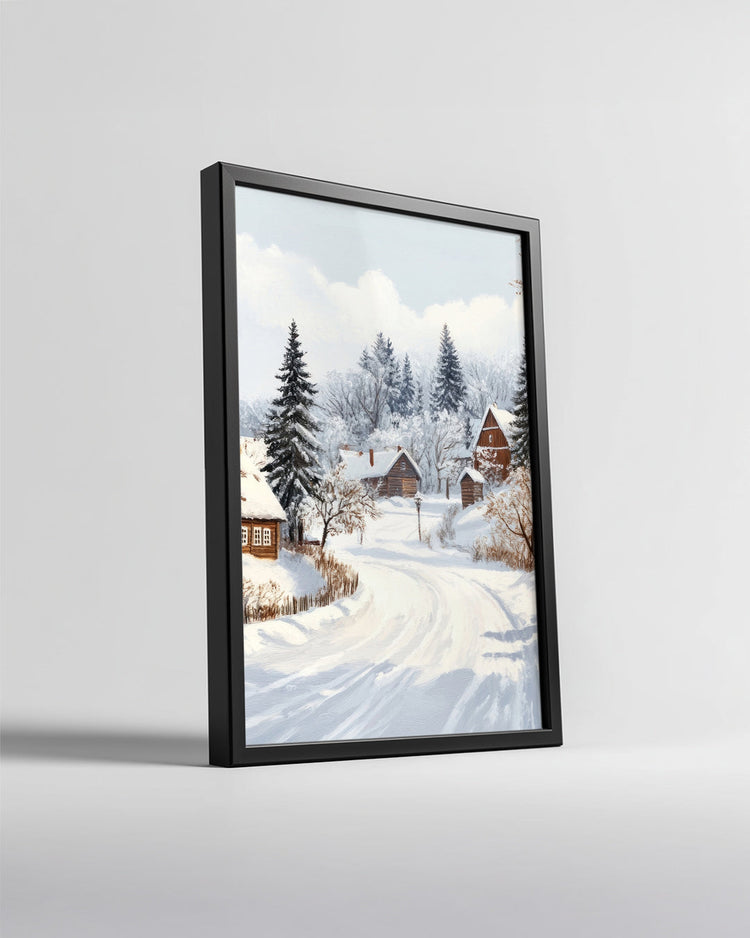 Vintage Christmas Pine Poster Tablosu