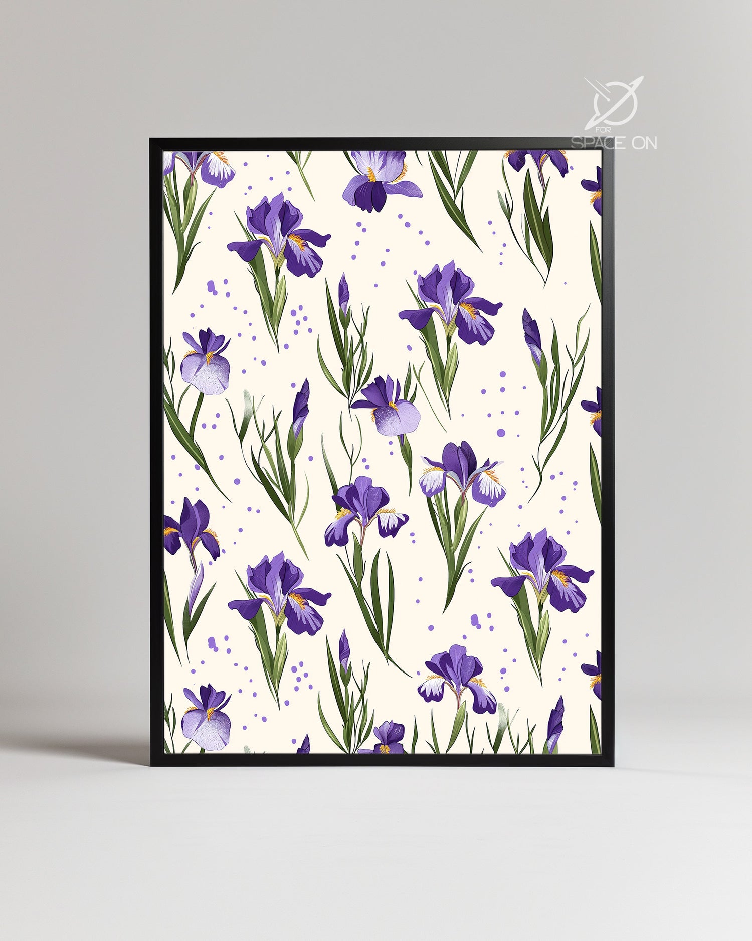 Violet Pattern Poster Tablosu