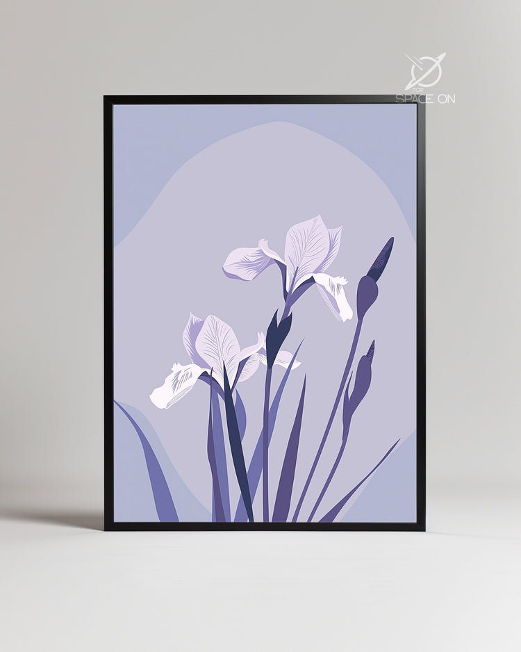 Violet Waves Poster Tablosu