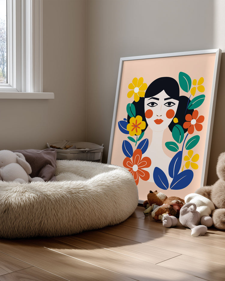 Visage Joyeux Poster Tablosu