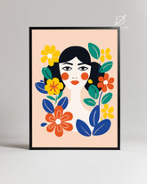 Visage Joyeux Poster Tablosu