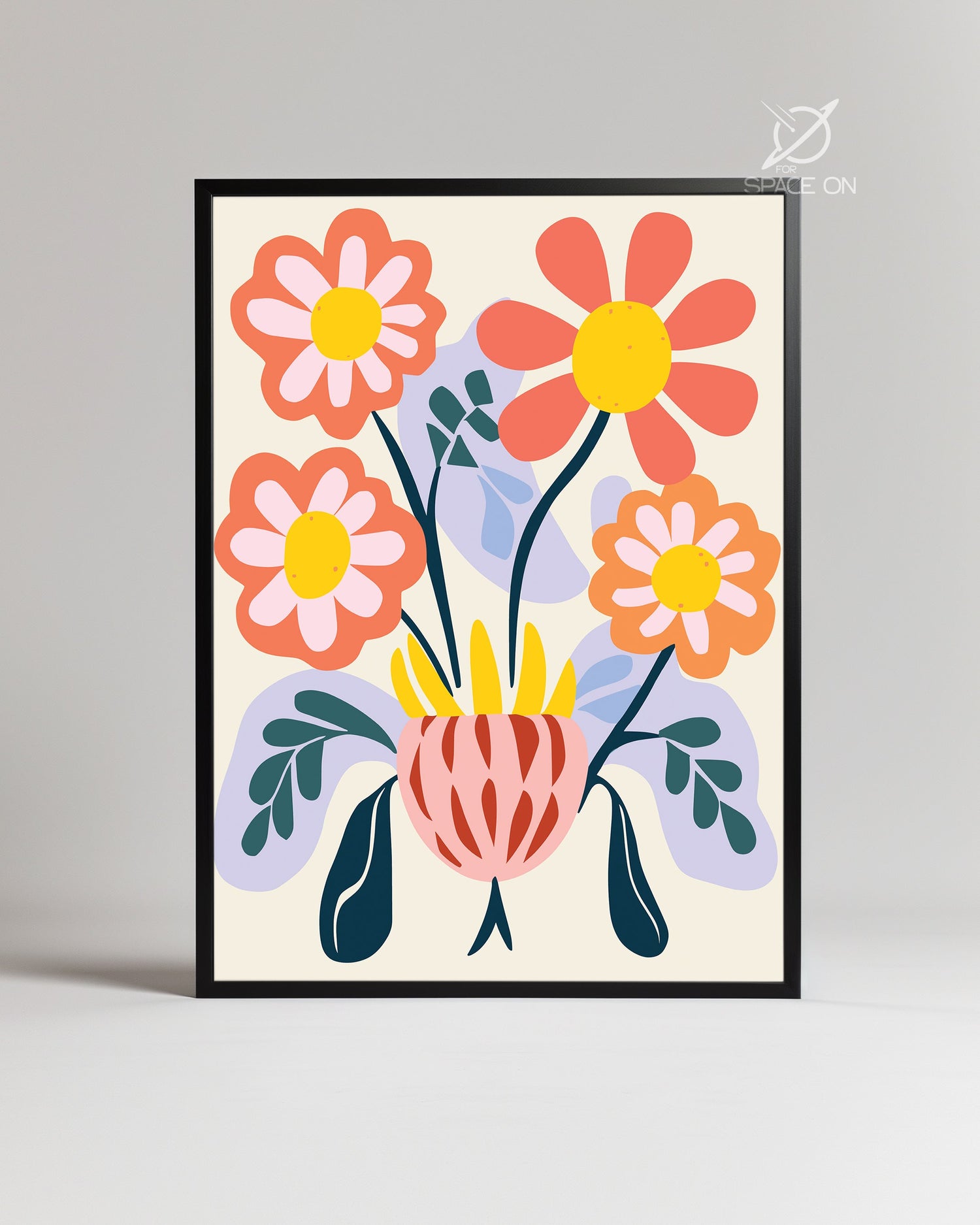 Vivid Vase Poster Tablosu