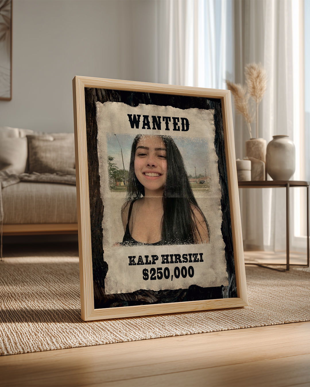 Wanted Poster Table