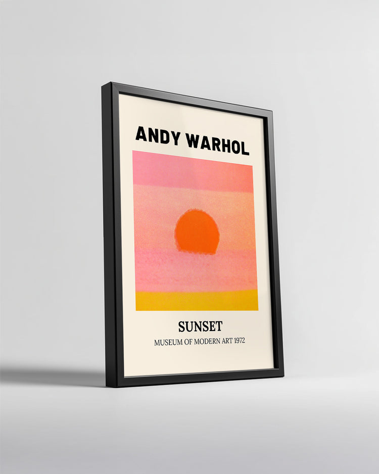 Warhol Pink Poster Tablosu