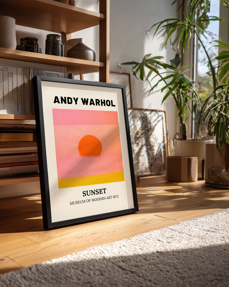 Warhol Pink Poster Tablosu