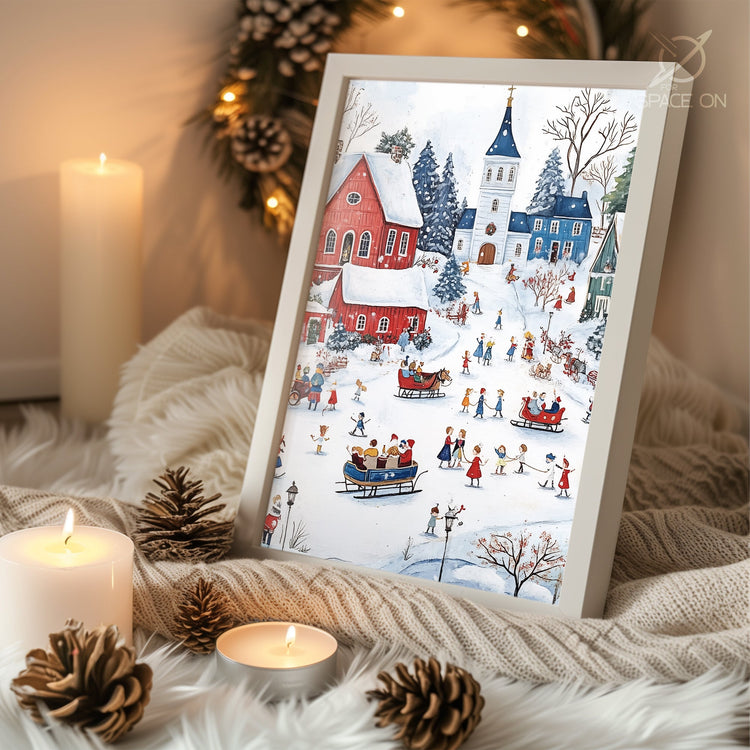 Warm Holiday Wishes Poster Tablosu