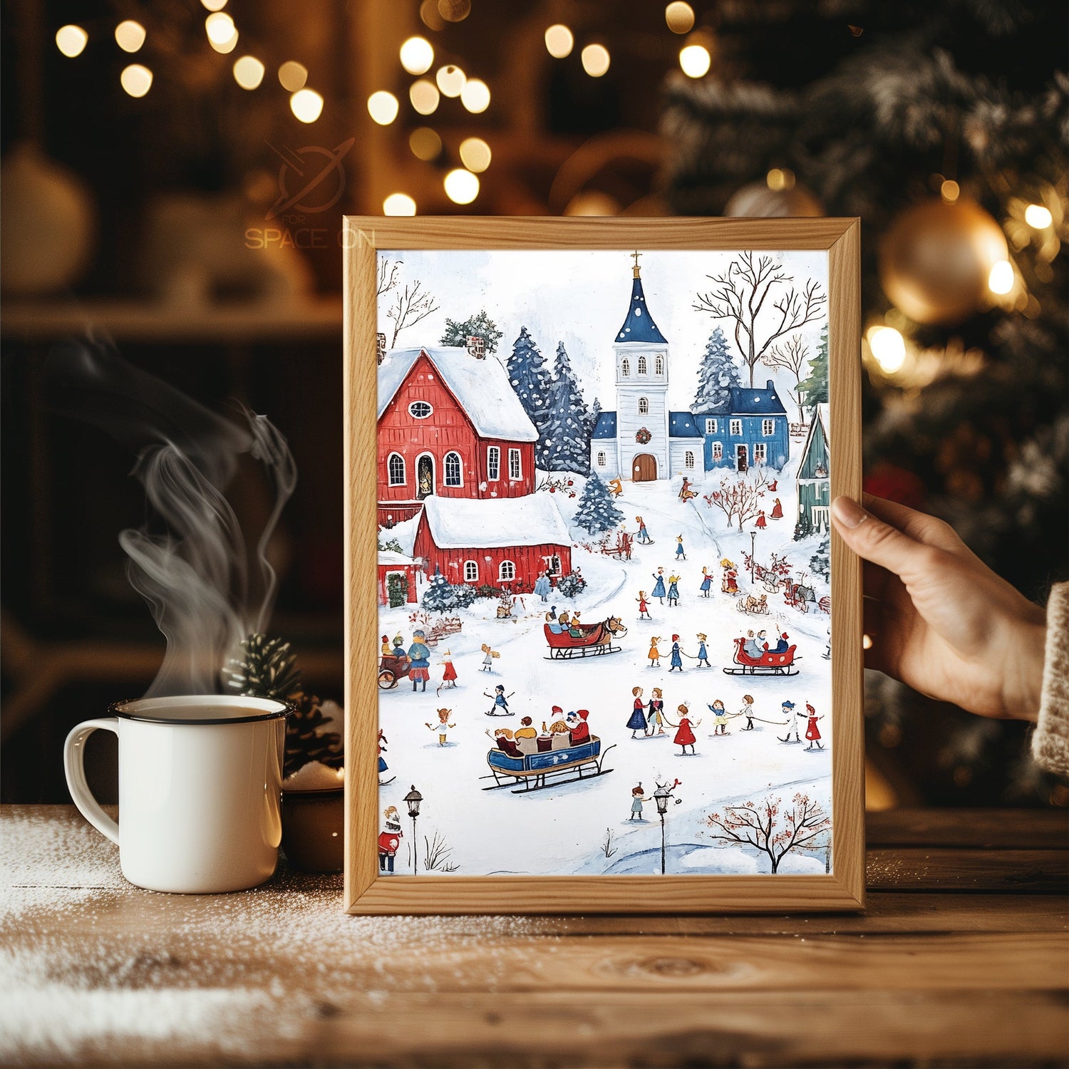 Warm Holiday Wishes Poster Tablosu