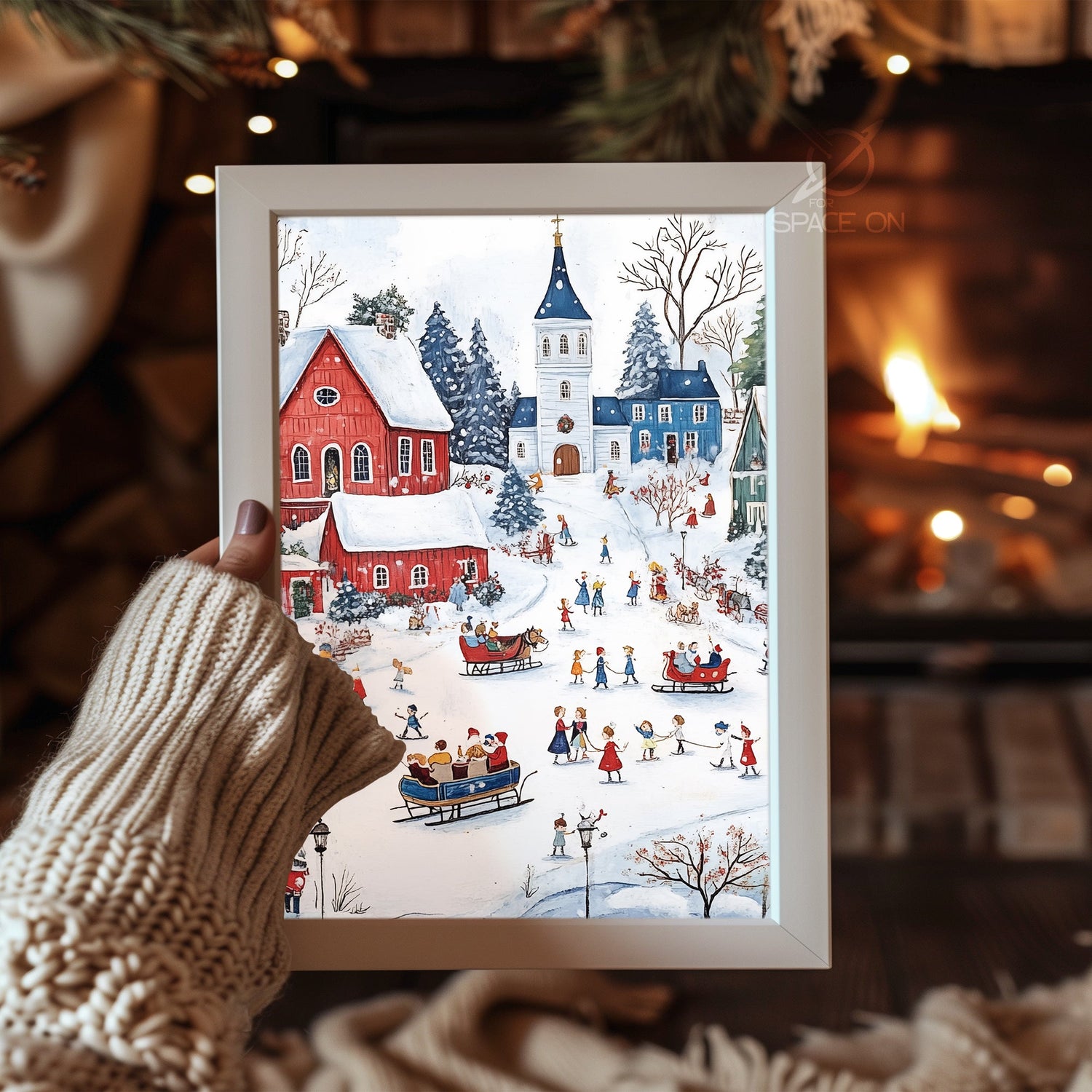 Warm Holiday Wishes Poster Tablosu