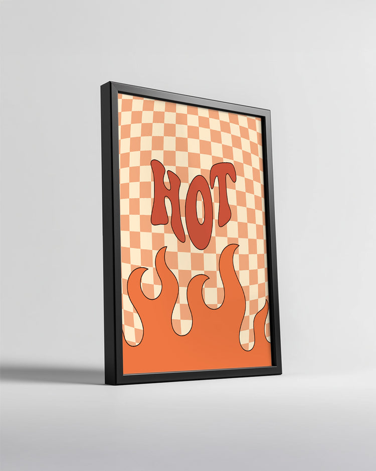 Wavy Hot Poster Tablosu