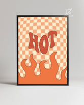 Wavy Hot Poster Tablosu