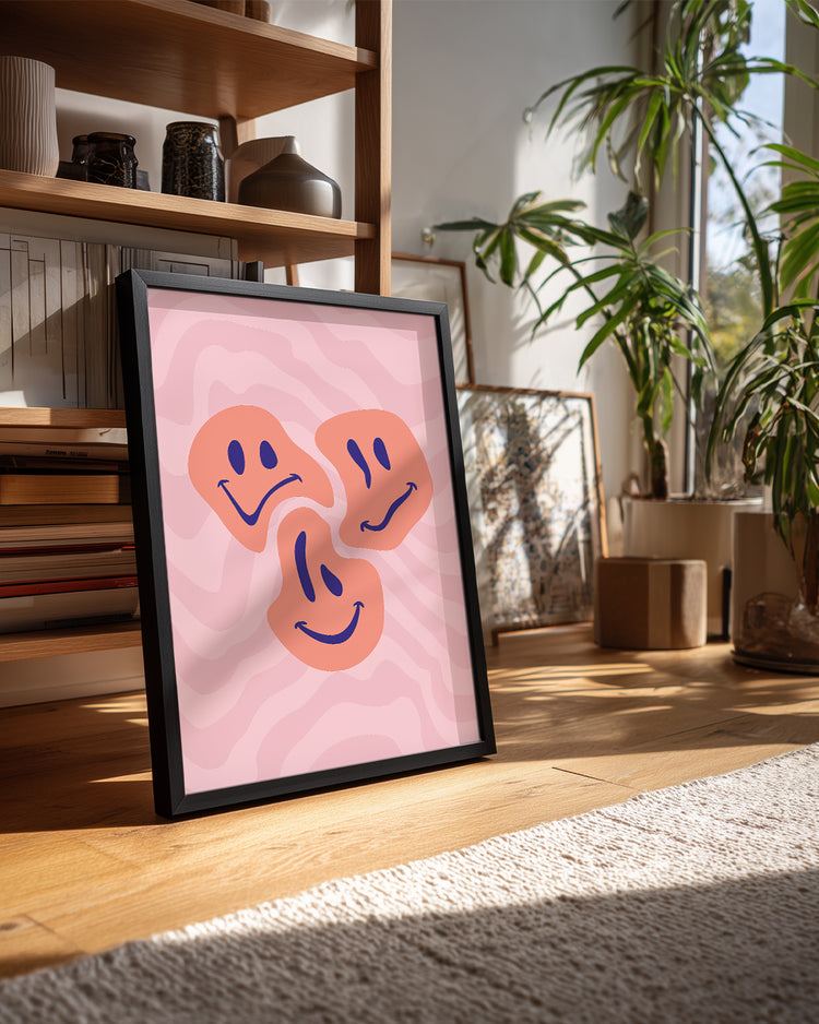 Wavy Smile Poster Tablosu