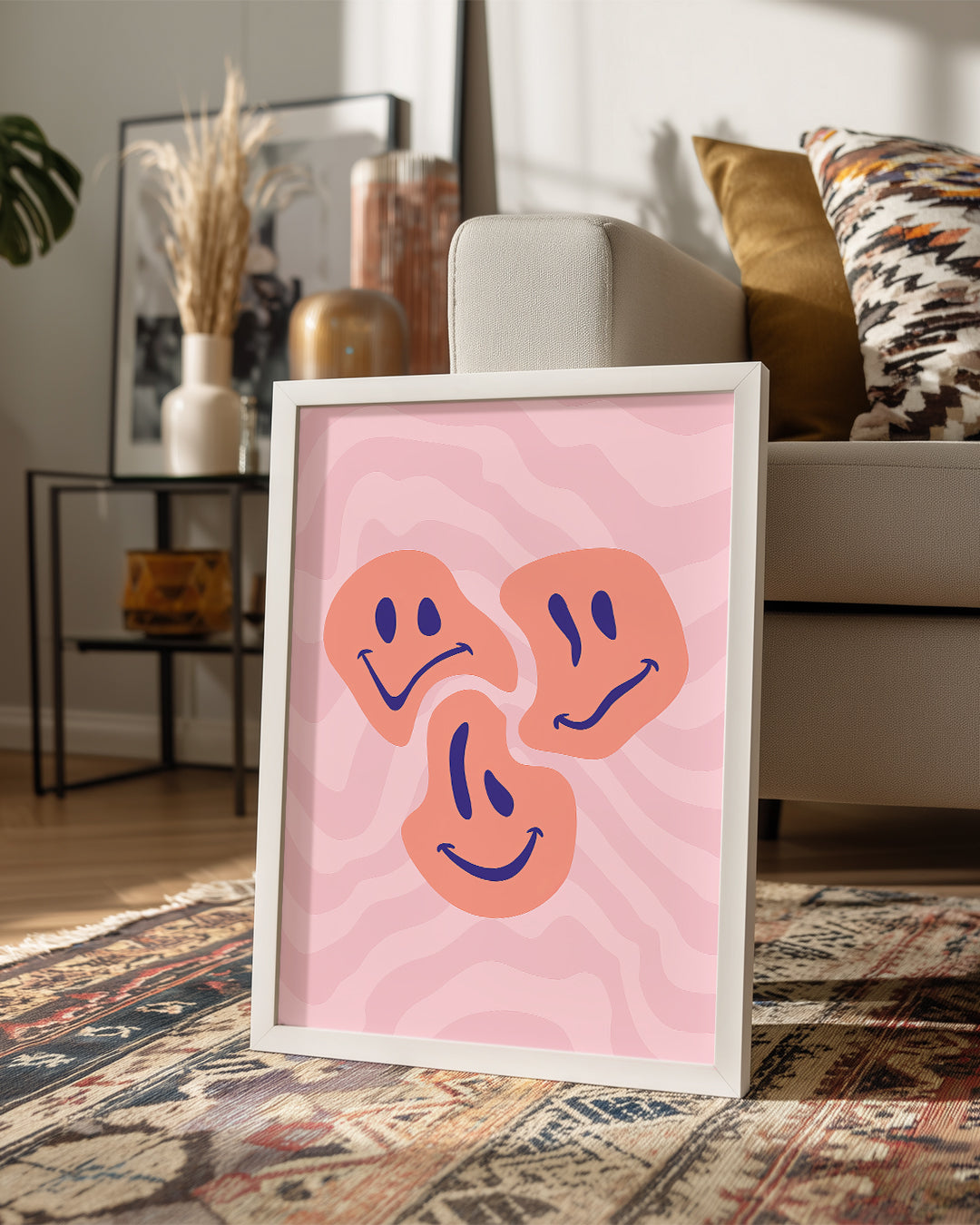 Wavy Smile Poster Tablosu