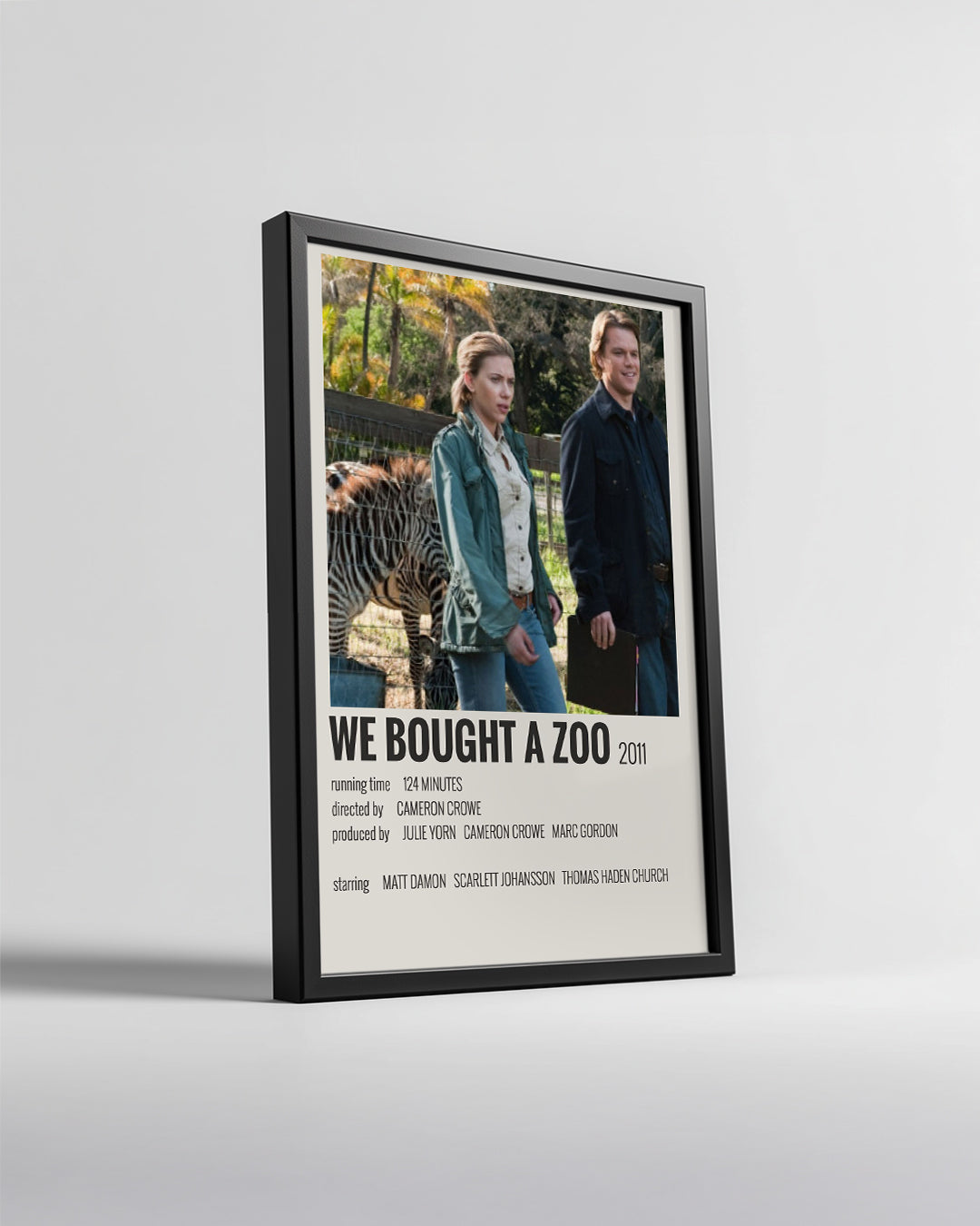 We Bought A Zoo Poster Tablosu