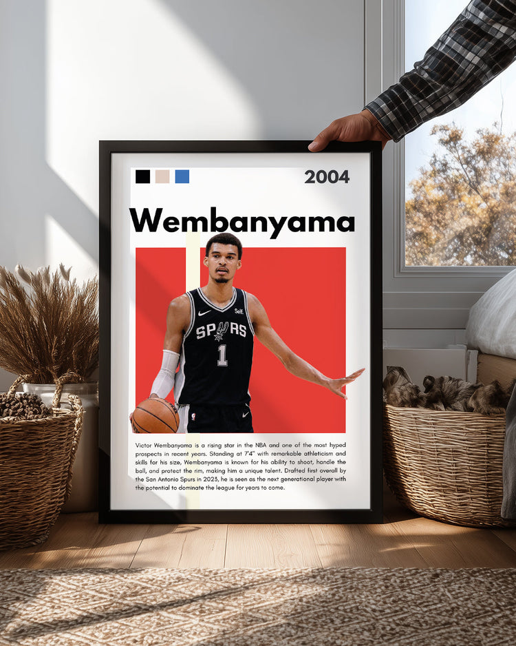 Wembanyama 2004 Poster Tablosu