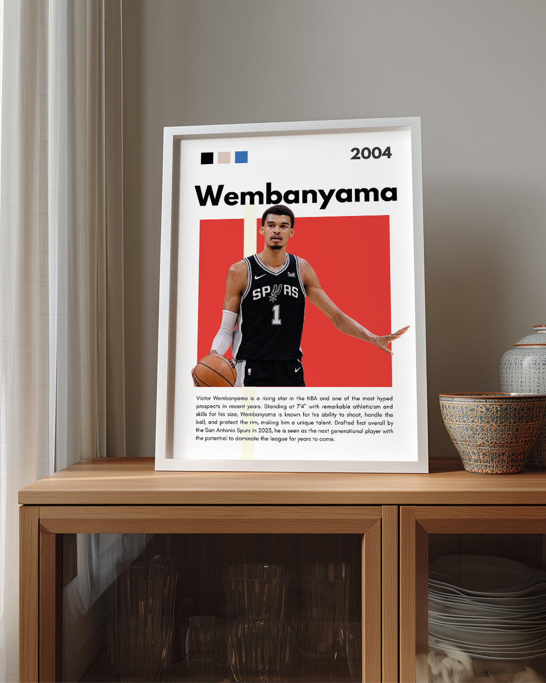 Wembanyama 2004 Poster Tablosu