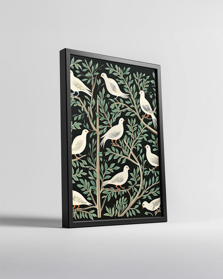 White Dove Poster Tablosu