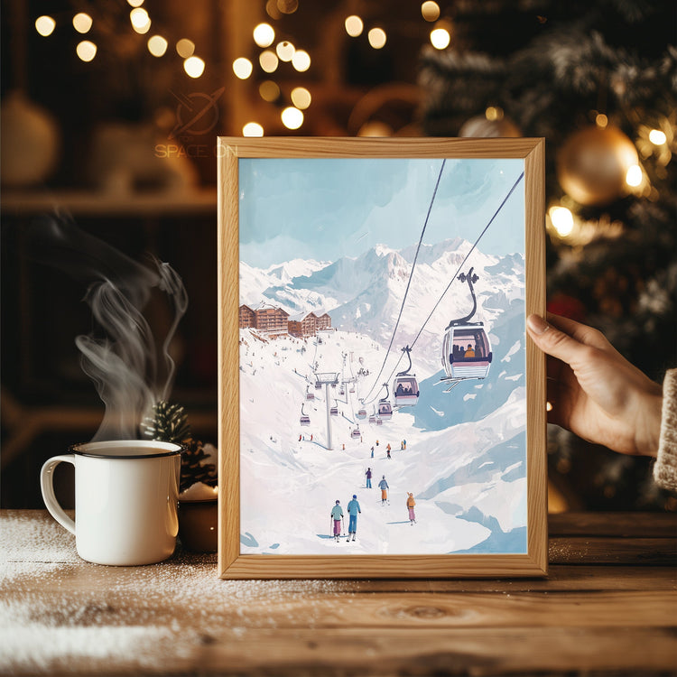 Window Seat Snow Poster Tablosu