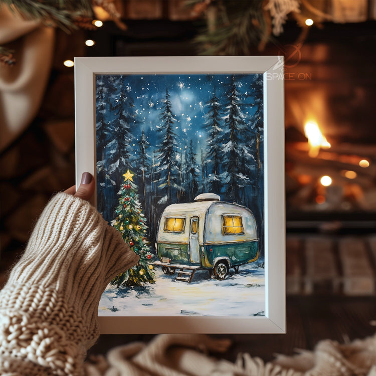 Winter Mist Morning Poster Tablosu