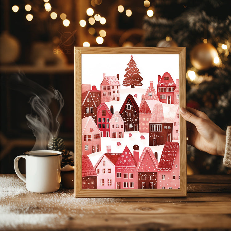 Woodland Creatures Winter Poster Tablosu