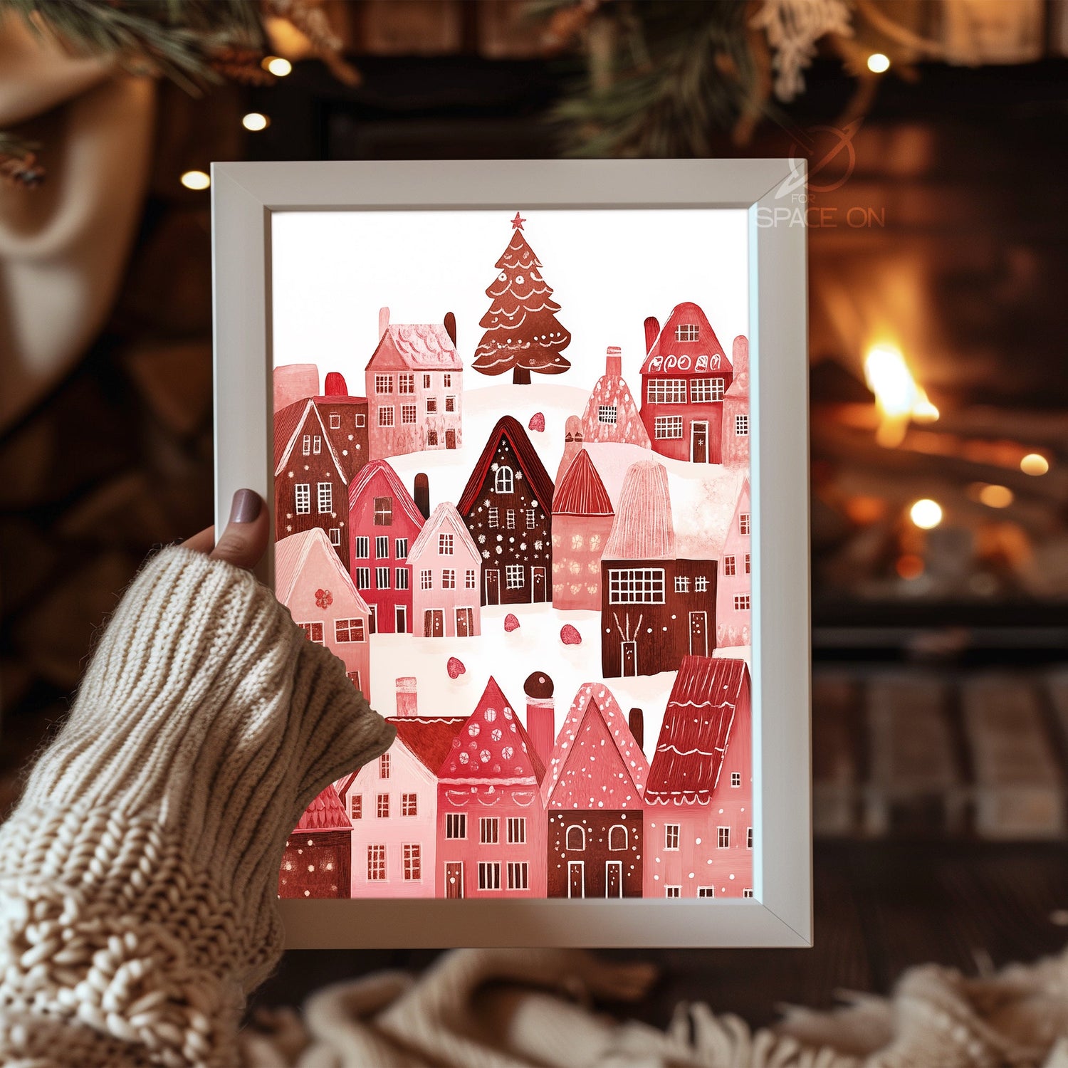 Woodland Creatures Winter Poster Tablosu