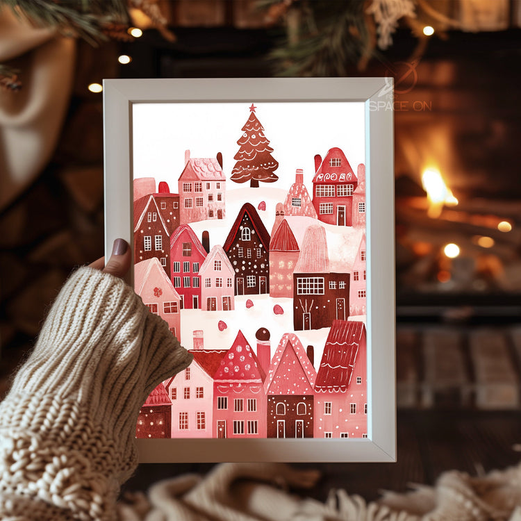 Woodland Creatures Winter Poster Tablosu