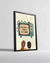 Wreath Door Decoration Poster Tablosu