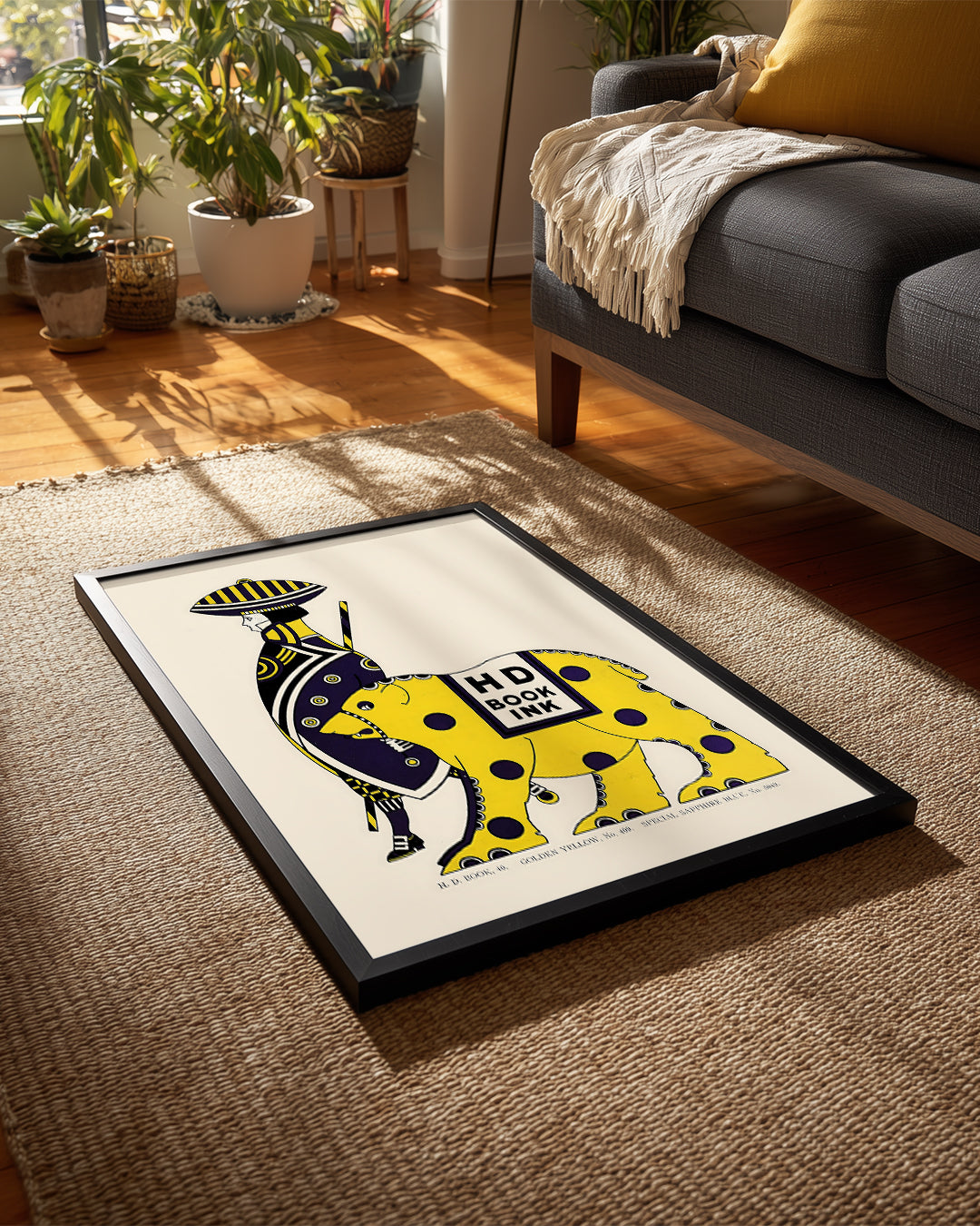 Yellow Bear Poster Tablosu