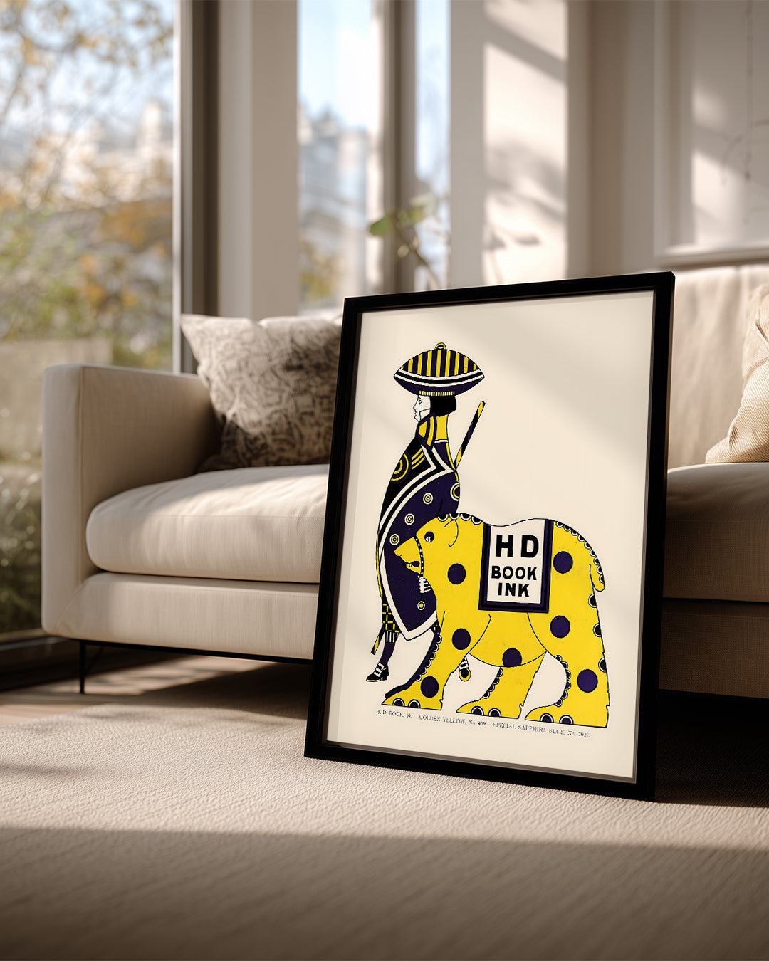 Yellow Bear Poster Tablosu