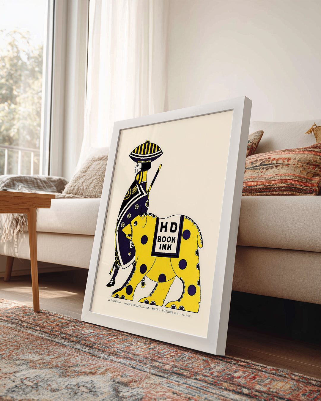 Yellow Bear Poster Tablosu