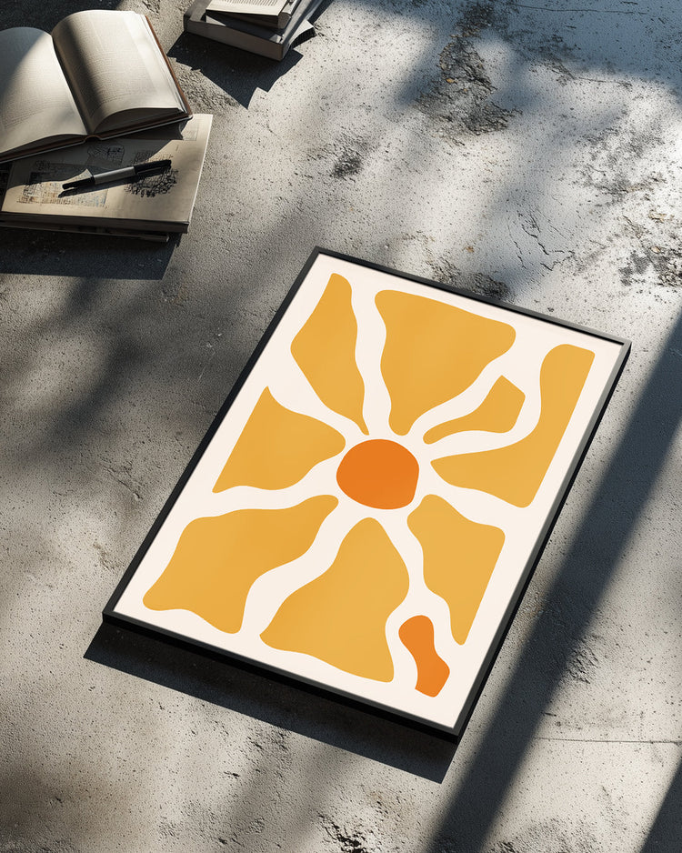 Yellow Bloom Poster Tablosu