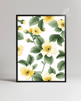 Yellow Bush Poster Tablosu
