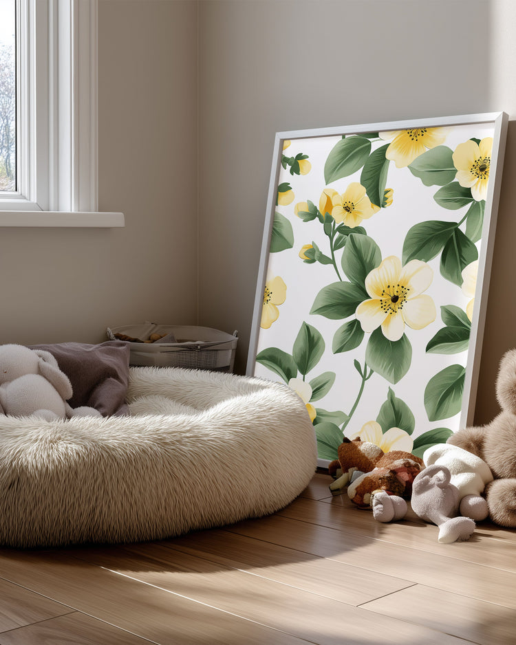 Yellow Bush Poster Tablosu