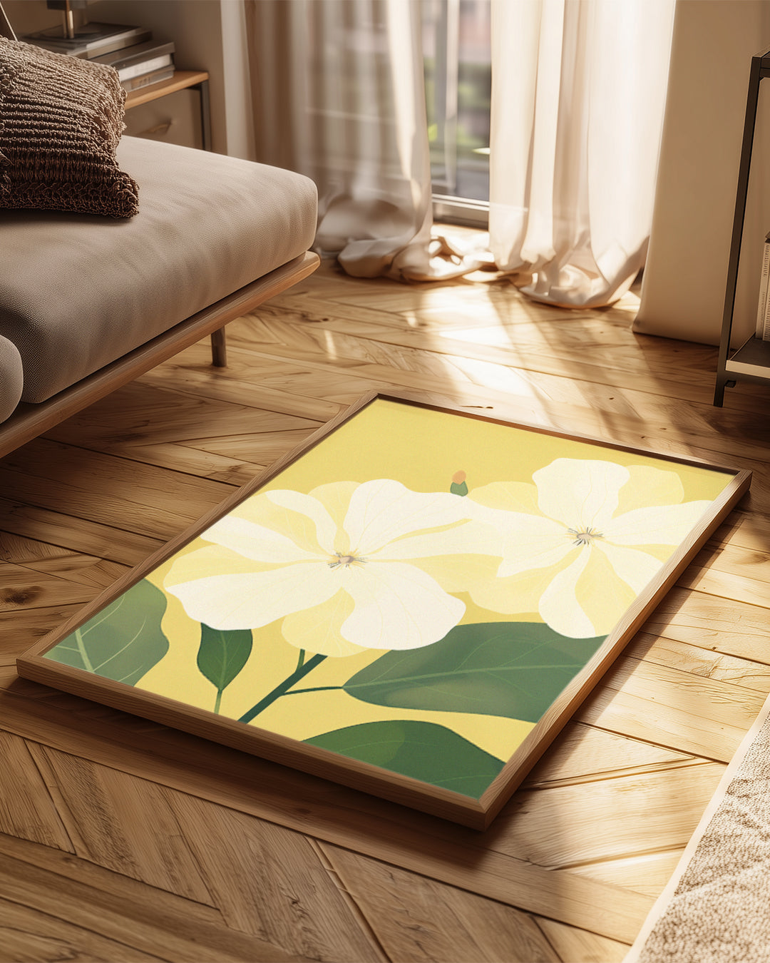 Yellow Glow Poster Tablosu