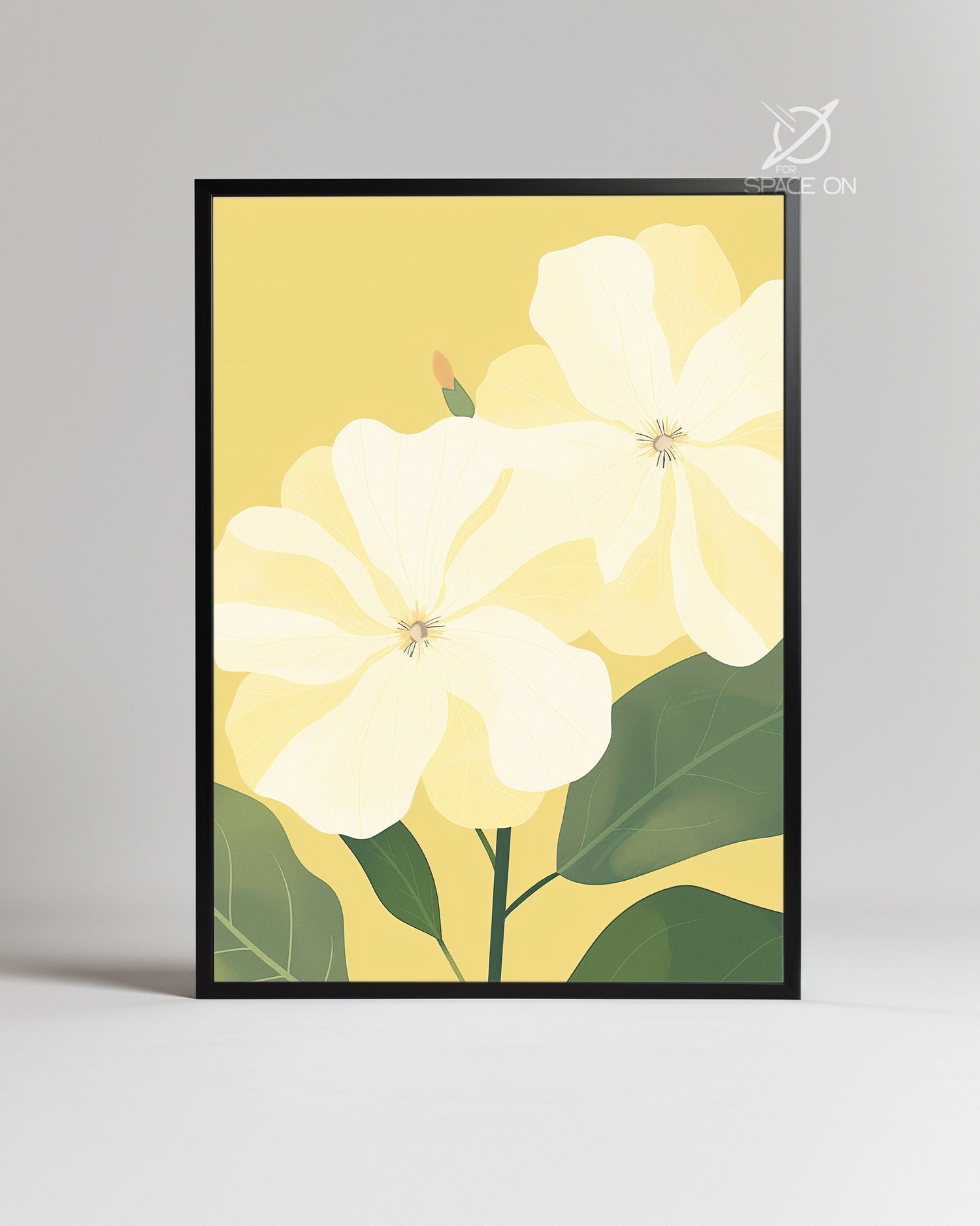 Yellow Glow Poster Tablosu