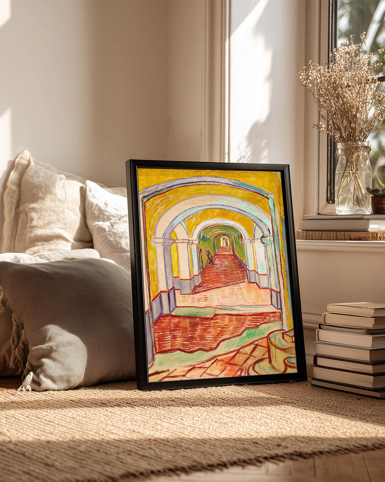 Yellow Hall Poster Tablosu