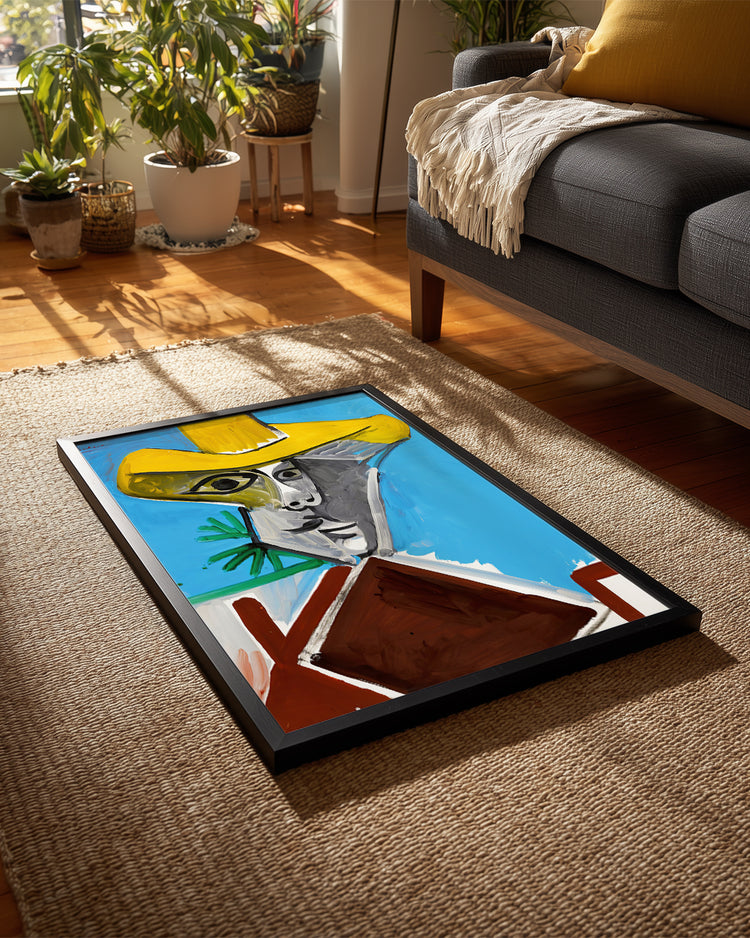 Yellow Hat Poster Tablosu