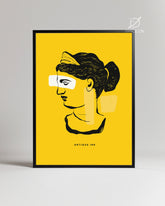 Yellow Head Poster Tablosu