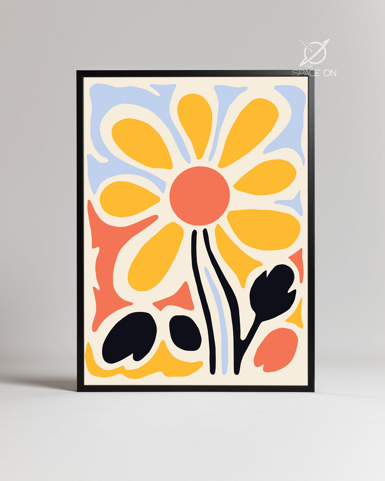 Yellow Pop Poster Tablosu