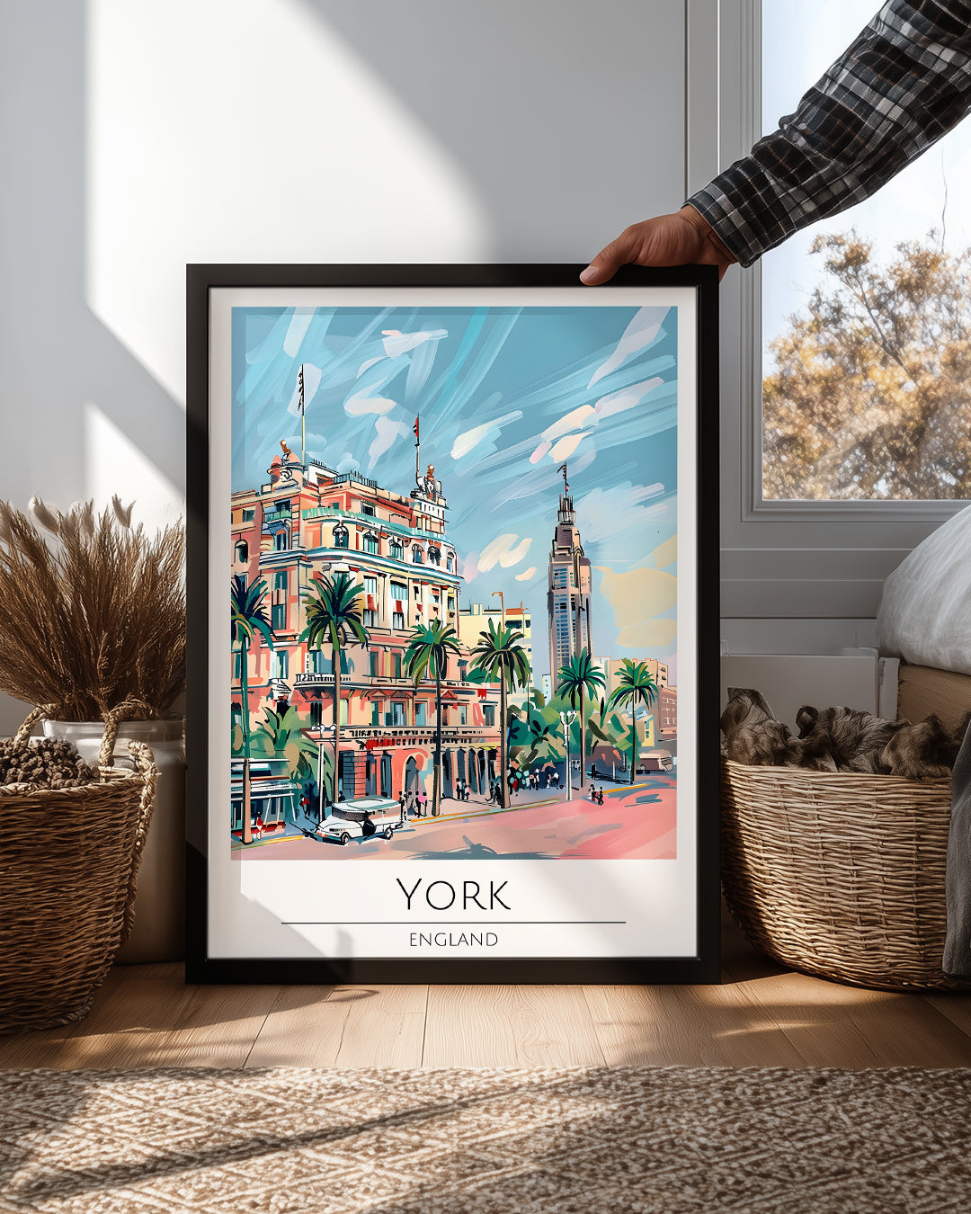 York İngiltere Poster Tablosu