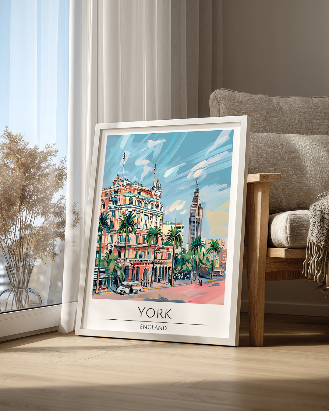 York İngiltere Poster Tablosu