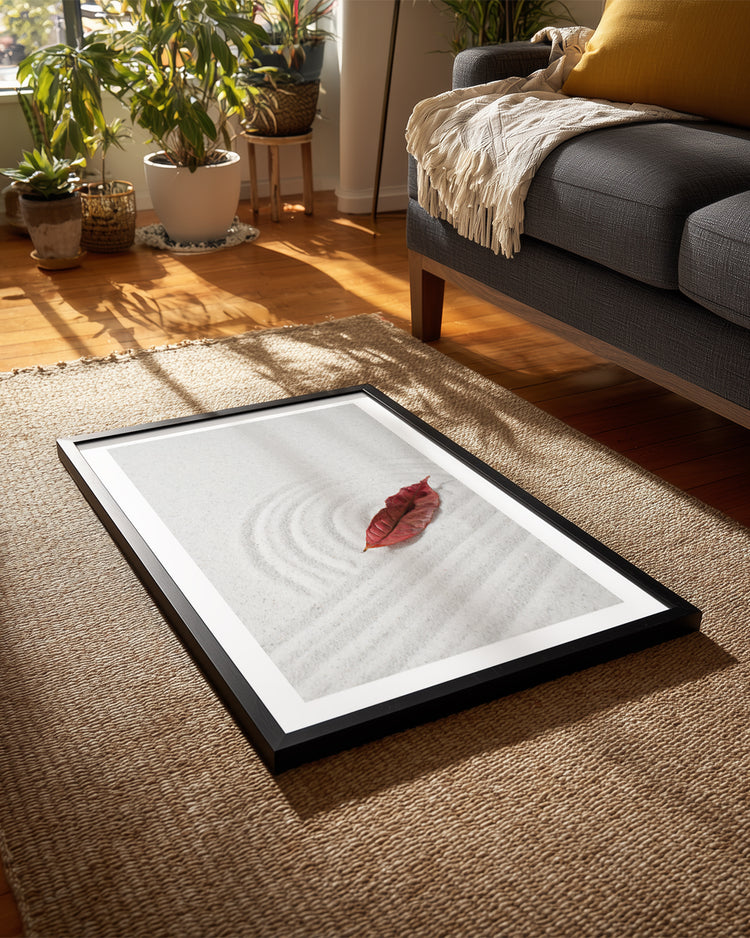 Zen Leaf Poster Tablosu