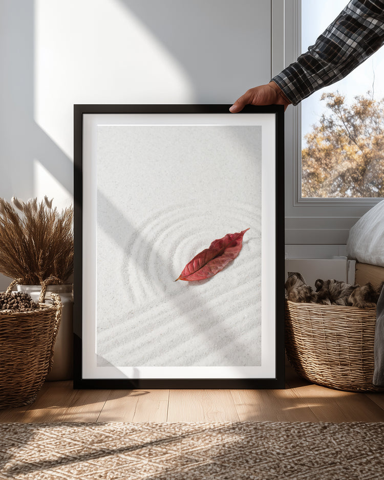Zen Leaf Poster Tablosu