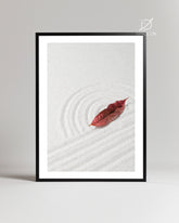 Zen Leaf Poster Tablosu