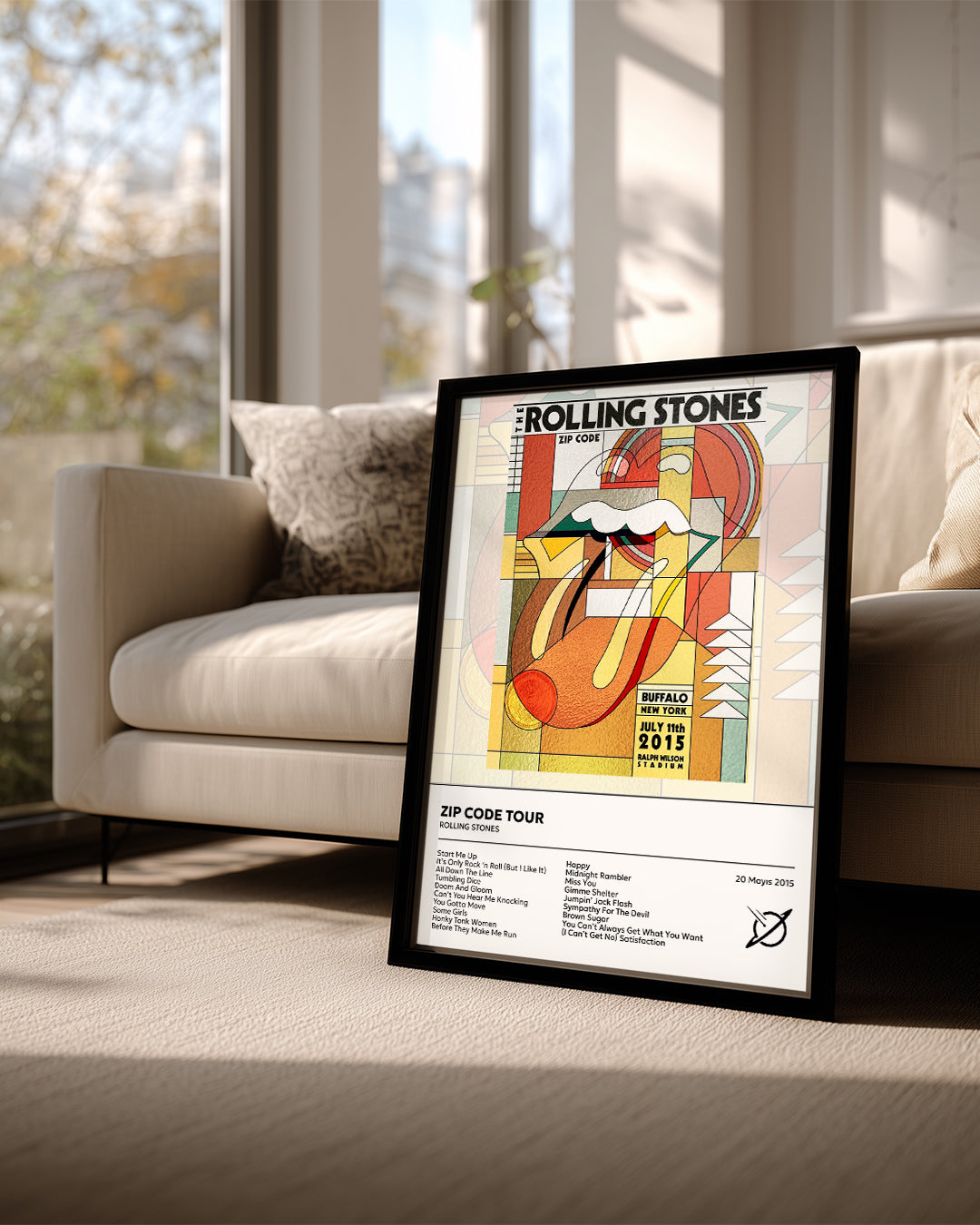 Zip Code Tour - Rolling Stones Poster Tablosu