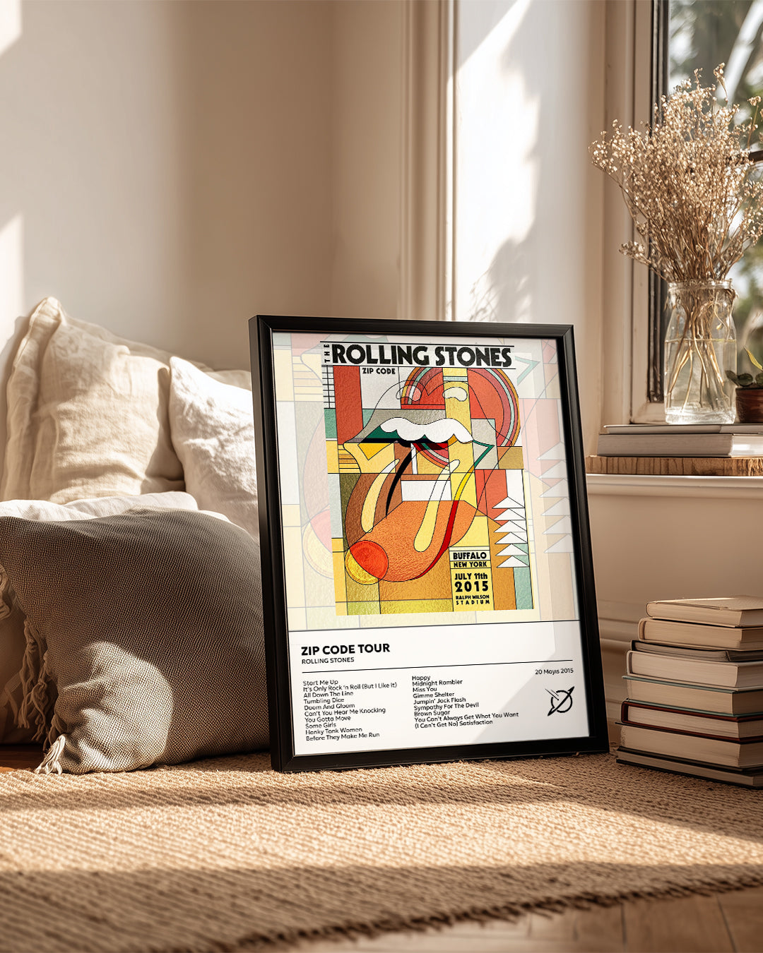 Zip Code Tour - Rolling Stones Poster Tablosu