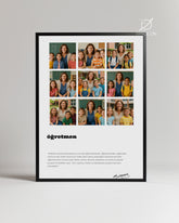 Öğretmenlere Özel Öğretmen Yazılı Poster Tablosu